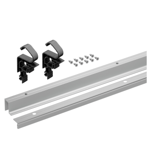 Zestaw profili jezdnych góra/dół do WINGLINE L 1.2 mb ALUMINIUM 9339500 HETTICH