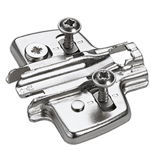 Prowadnik krzyżakowy do zawiasu Sensys 1,5 mm Z WKRĘTEM z regulacją 9075086 HETTICH (50 sztuk)