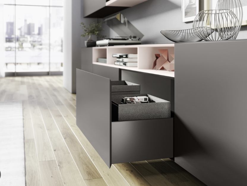 Boki szuflady AVANTECH YOU 270/101 ANTRACYT 9255168+9255169 HETTICH (20 kompletów) - obrazek 4