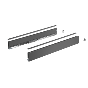 Boki szuflady AVANTECH YOU 500/77 ANTRACYT pod piekarnik 9353419 HETTICH
