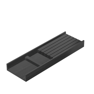 Wkład na noże OrgaTray 270 do szuflad AVANTECH YOU 150x473x43mm ANTRACYT HETTICH