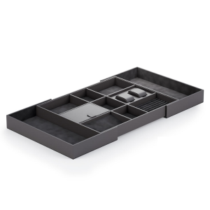 Organizer ROZSUWANY do szuflady L-450 mm ANTRACYT SYMPHONY ATM