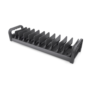 Organizer na talerze wkładany do szuflady 121x572x80 mm ANTRACYT