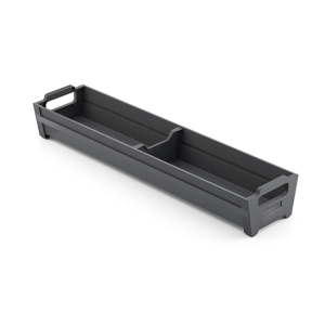Organizer na sztućce 100x420x65 mm ANTRACYT