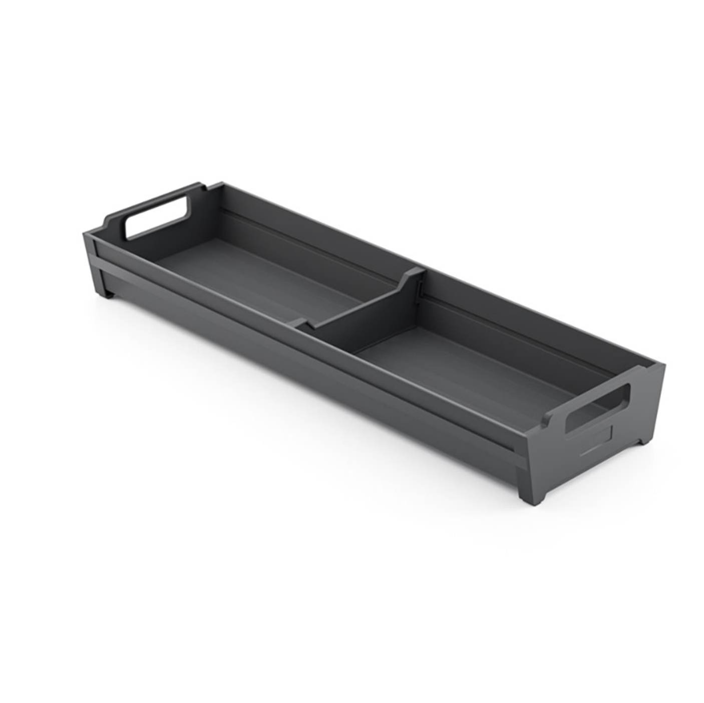 Organizer na sztućce 150x470x65 mm ANTRACYT