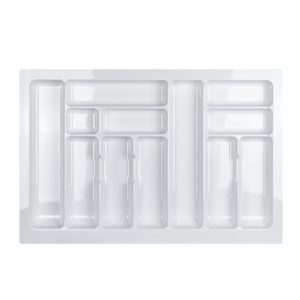 Wkład na sztućce 735x490 mm do szuflady 800 mm BIAŁY COMFORT