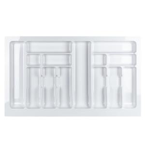 Wkład na sztućce 835x490 mm do szuflady 900 mm BIAŁY COMFORT