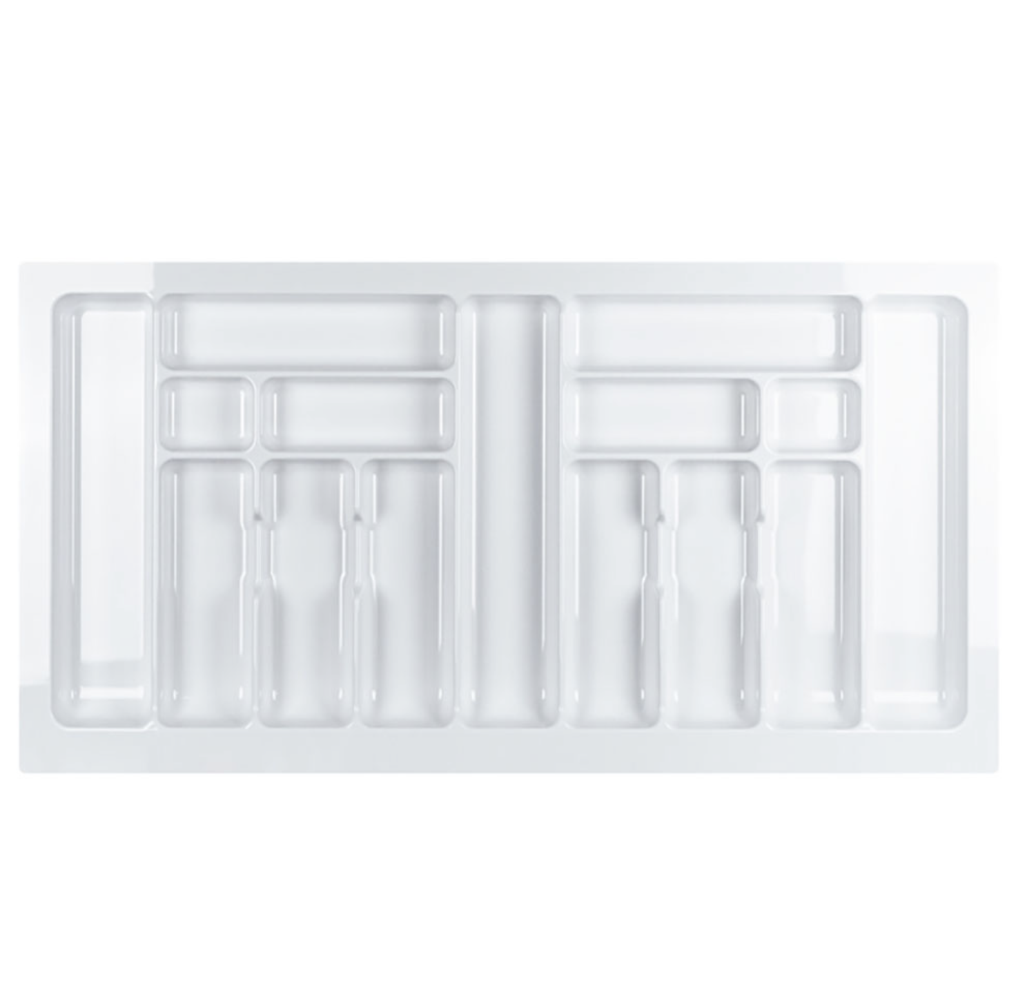 Wkład na sztućce 935x490 mm do szuflady 1000 mm BIAŁY COMFORT