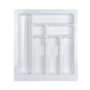 Wkład na sztućce 435x490 mm do szuflady 500 mm BIAŁY COMFORT