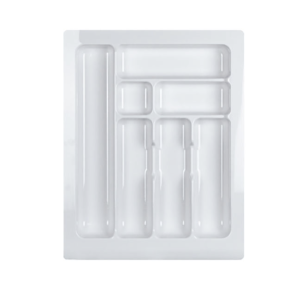 Wkład na sztućce 385x490 mm do szuflady 450 mm BIAŁY COMFORT