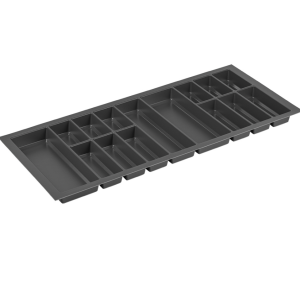 Wkład na sztućce 1140x490x53 mm do szuflady 1200 mm ANTRACYT CLASSICO PEKA