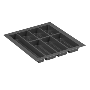 Wkład na sztućce 440x490x53 mm do szuflady 500 mm ANTRACYT CLASSICO PEKA