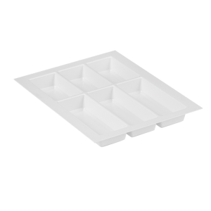 Wkład na sztućce 390x490x53 mm do szuflady 450 mm BIAŁY CLASSICO PEKA