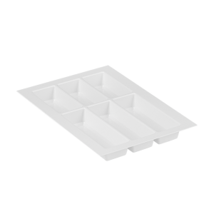Wkład na sztućce 340x490x53 mm do szuflady 400 mm BIAŁY CLASSICO PEKA