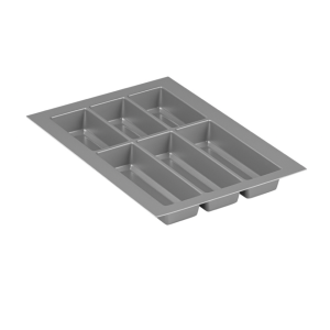 Wkład na sztućce 340x490x53 mm do szuflady 400 mm SZARY CLASSICO PEKA