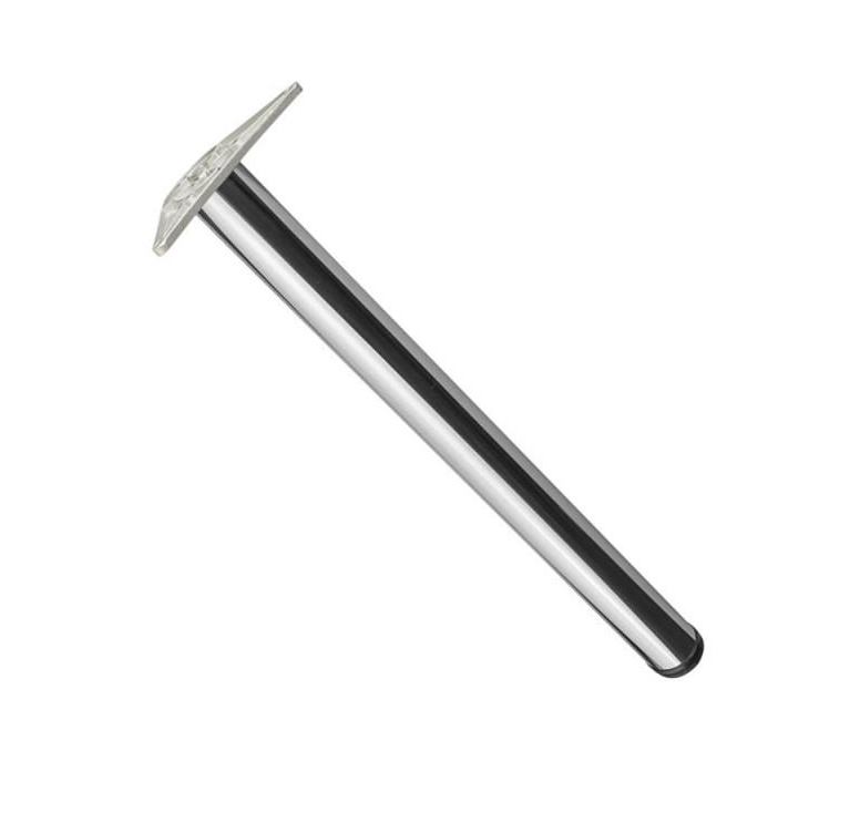Noga meblowa okrągła fi60x1100 mm CHROM POŁYSK (4 sztuki) - obrazek 2