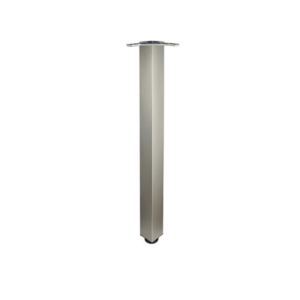 Noga meblowa kwadratowa 60x60x710 mm z mocowaniem metalowym SATYNA (4 sztuki)