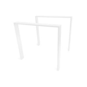 Stelaż stołu "C" LOFT 78x73 cm BIAŁY MAT