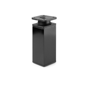 Nóżka meblowa 40x40x100 mm CZARNY MAT (4 sztuki)