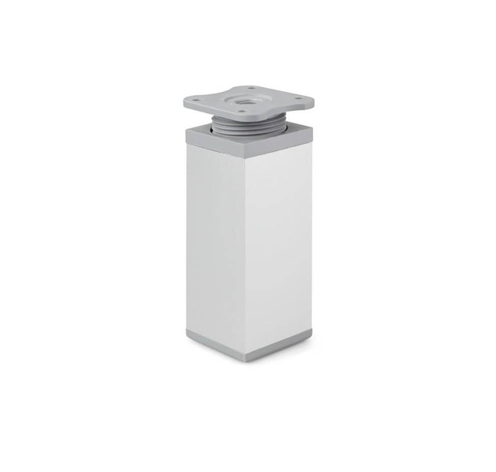 Nóżka meblowa 40x40x120 mm ALUMINIUM (4 sztuki)