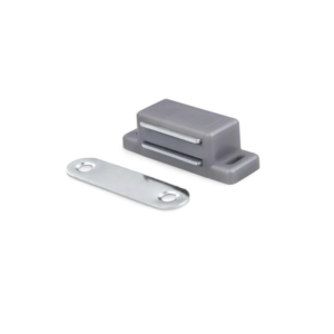 Zatrzask magnetyczny MINI 45x15 mm POPIEL (2 sztuki)