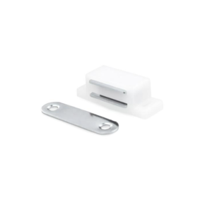 Zatrzask magnetyczny MINI 45x15 mm BIAŁY (2 sztuki)