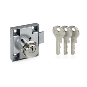 Zamek meblowy kwadratowy metalowy ZMB-1