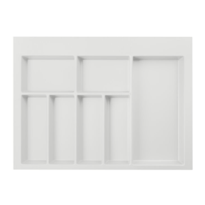 Wkład na sztućce 640x474x50 mm do szuflady AXIS GTV 700 mm BIAŁY
