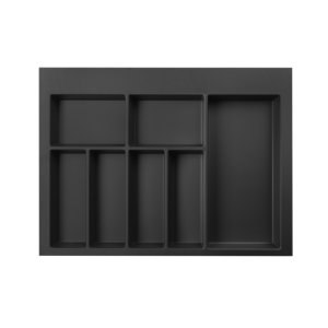 Wkład na sztućce 640x474x50 mm do szuflady AXIS GTV 700 mm CZARNY