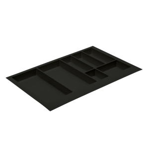 Wkład na sztućce 740x474x50 mm do szuflady AXIS GTV 800 mm CZARNY