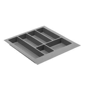 Wkład na sztućce 440x474x50 mm do szuflady AXIS GTV 500 mm ANTRACYT