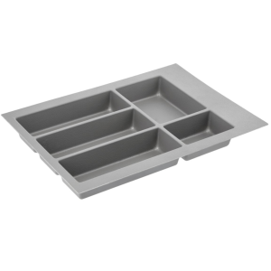 Wkład na sztućce 340x474x50 mm do szuflady AXIS GTV 400 mm ANTRACYT