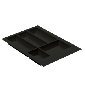 Wkład na sztućce 340x474x50 mm do szuflady AXIS GTV 400 mm CZARNY