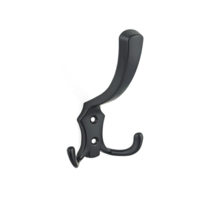 Wieszak meblowy potrójny Z-375 (WM-003) duży CZARNY MAT