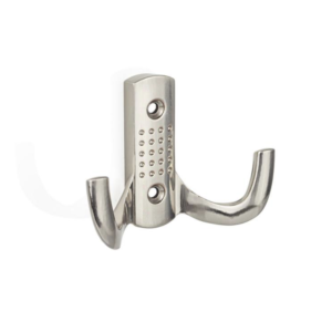Wieszak meblowy podwójny w kropki Z-341 (WM-004) średni INOX