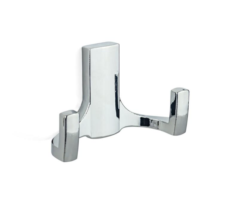 Wieszak meblowy podwójny prosty WM-040 mały CHROM