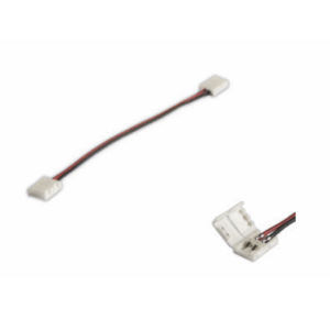 Złączka dwustronna 15 cm do taśm LED jednokolorowych 8/10 mm (2 sztuki)