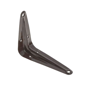 Kątownik budowlany wspornik metalowy 200x150 mm BRĄZOWY (2 sztuki)