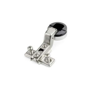 Zawias do szkła fi26 wewnętrzny (wpuszczany) 4mm z prowadnikiem i zaślepką chrom (2 sztuki)