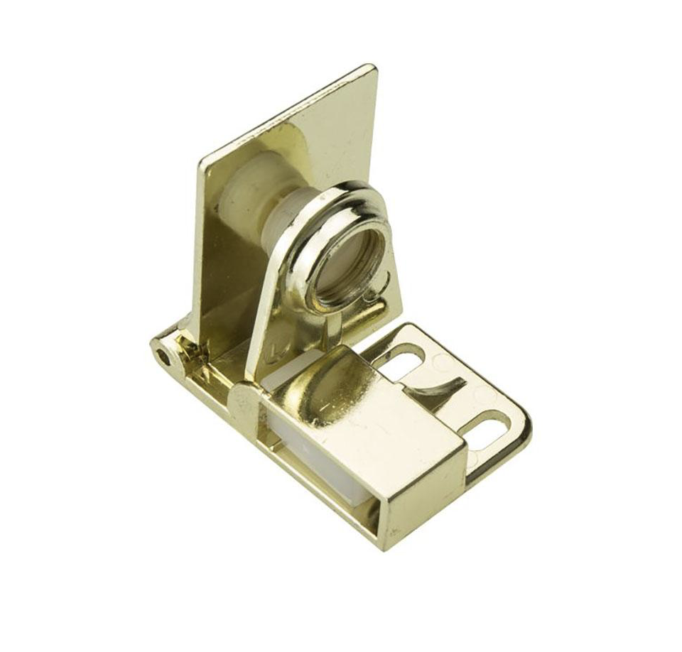Zawias do szkła szyb 4-6 mm PRZELOTOWY mosiądz (L+P)