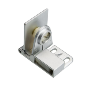 Zawias do szkła szyb 4-6 mm PRZELOTOWY aluminium (L+P)