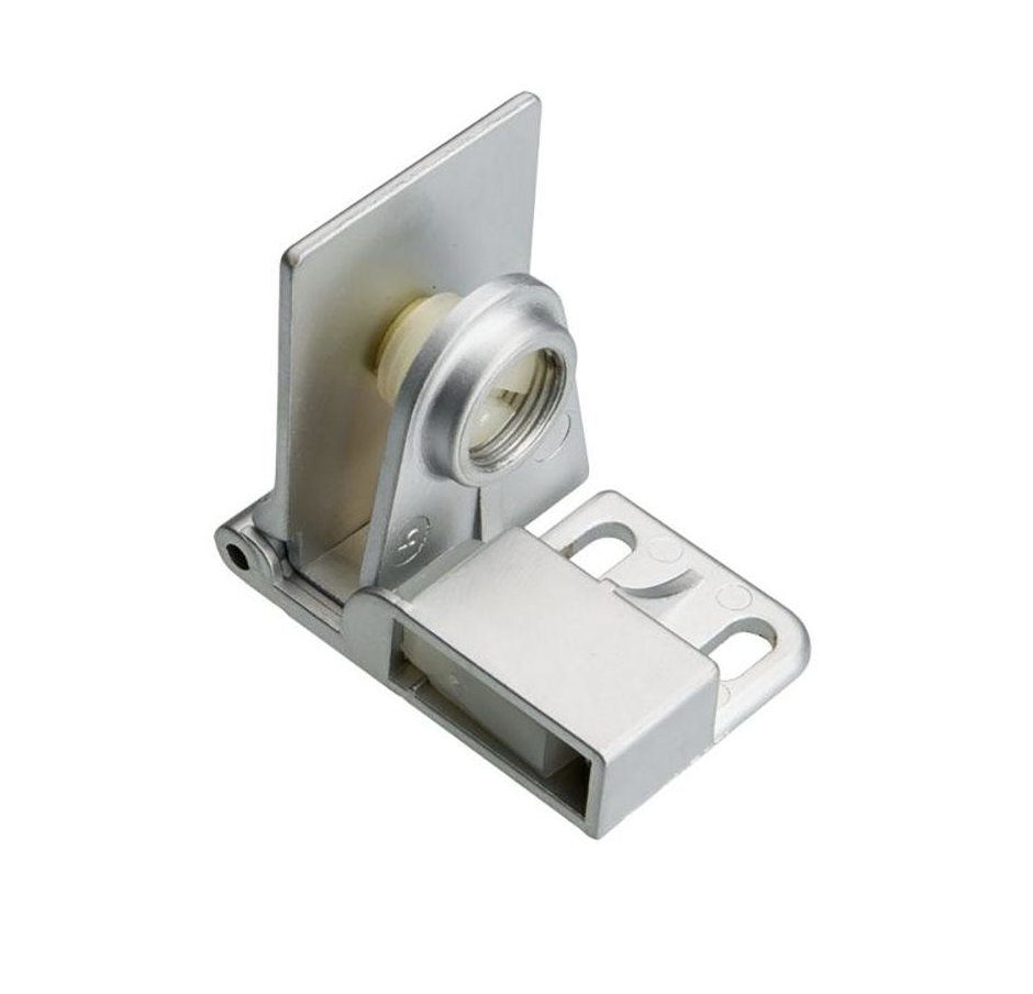 Zawias do szkła szyb 4-6 mm PRZELOTOWY aluminium (L+P)