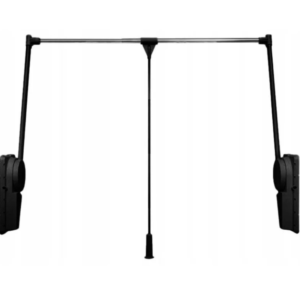 Pantograf wieszak opuszczany do szafy AMBOS Super Lift 20 kg CZARNY 50-75 cm WŁOSKI PRODUKT