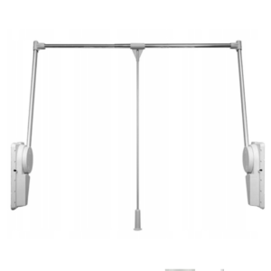Pantograf wieszak opuszczany do szafy AMBOS Super Lift 20 kg SREBRNY 50-75 cm WŁOSKI PRODUKT