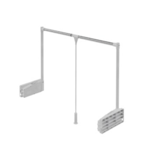 Pantograf wieszak opuszczany do szafy AMBOS Lift 300 10 kg SREBRNY 50-75 cm WŁOSKI PRODUKT
