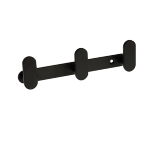Wieszak meblowy trójramienny Z408 CZARNY MAT