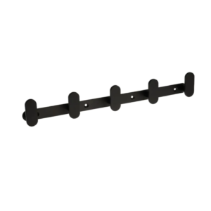 Wieszak meblowy pięcioramienny Z408 CZARNY MAT